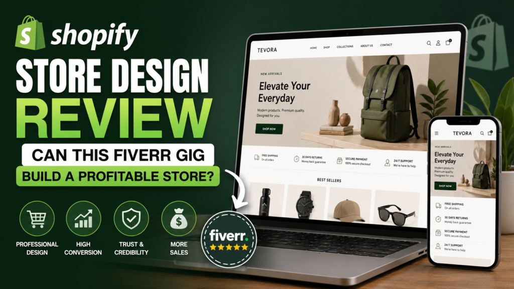 Shopify Store Design Review: Can This Fiverr Gig Build a Profitable Store?