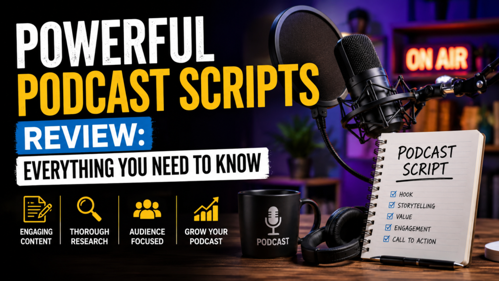 Powerful Podcast Scripts Review: Everything You Need to Know