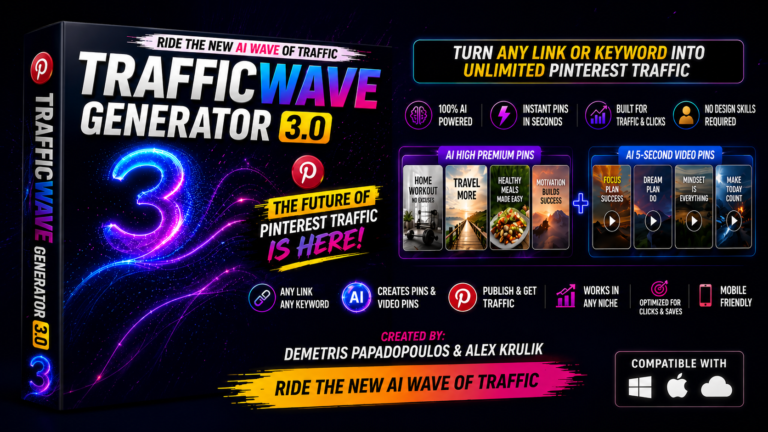 Trafficwave Generator 3.0 Review: Bonus, OTOs, Pricing