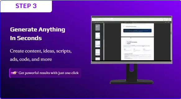 Generate Anything in Seconds